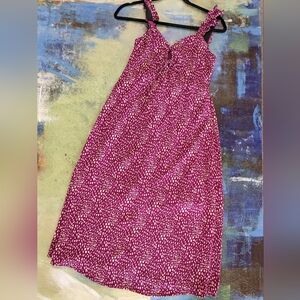 Sienna sky white purple dress